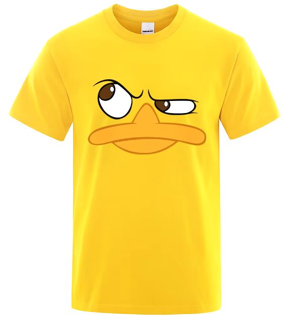 Duck Face T-shirt DTF Print T Shirt