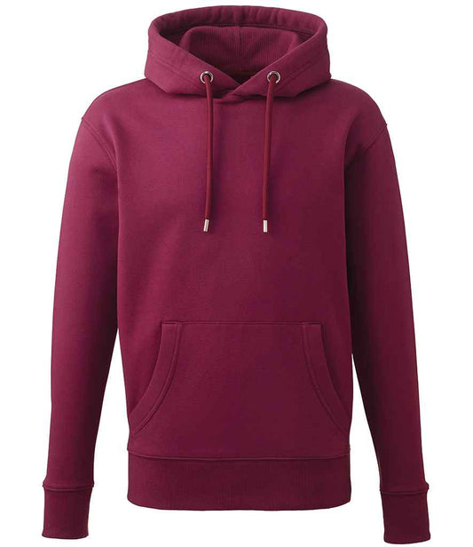 Maroon Plain Pullover Fleece Hoodie