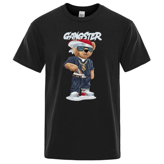 Gangster TaddyTed DTF Print T Shirt