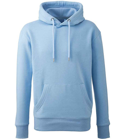 Sky Blue Plain Pullover Fleece Hoodie